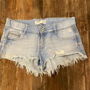 Denim shorts